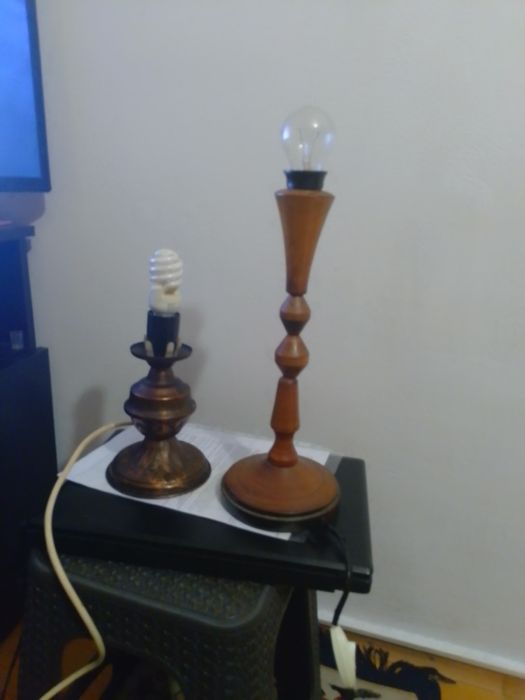 Veioza din lemn anul.75 Made in Romania