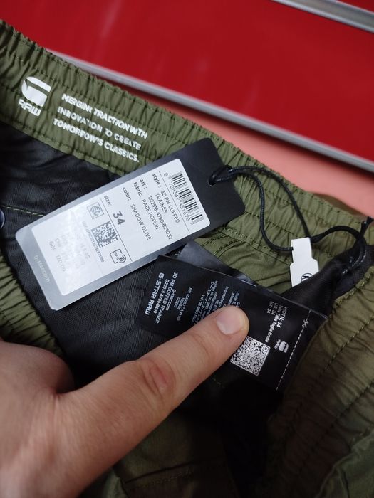 Оригинален карго панталон G-STAR RAW 3D PM W34 W40 нов мъжки долнище