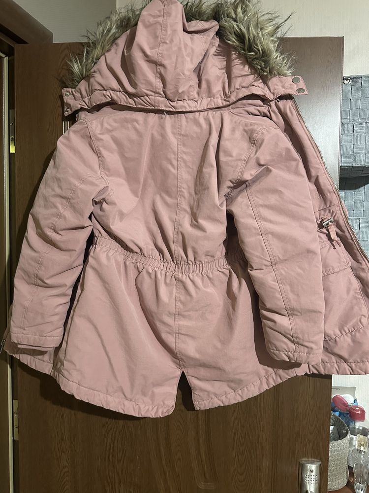 Зимно яке/парка за момиче HM, 134 р-р, Zara, guess, next