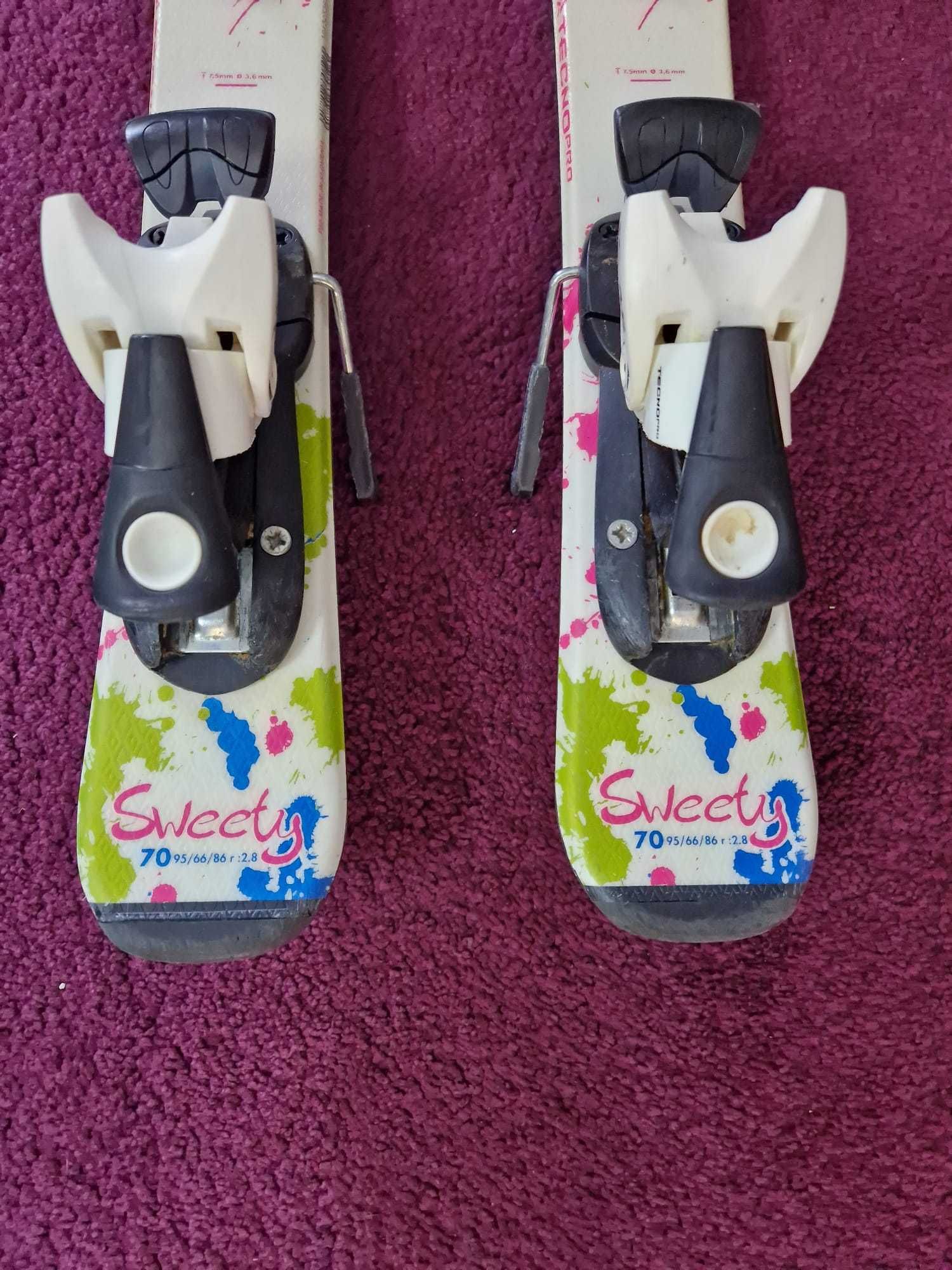 echipament schi ski copii 4 ani clapari schiuri bete