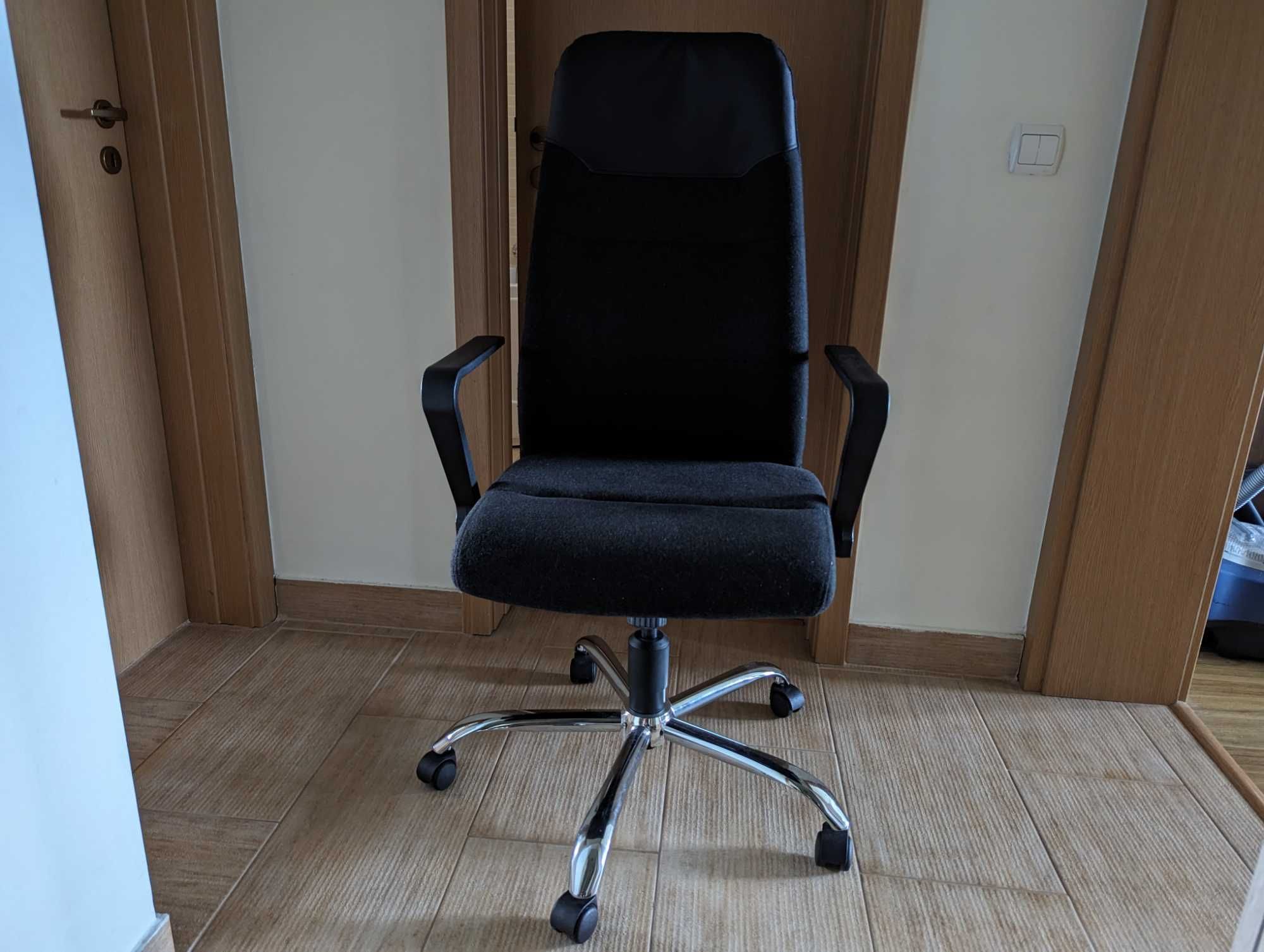 Scaun ergonomic TopStar Master 500 executive, stofa din lana, antracit