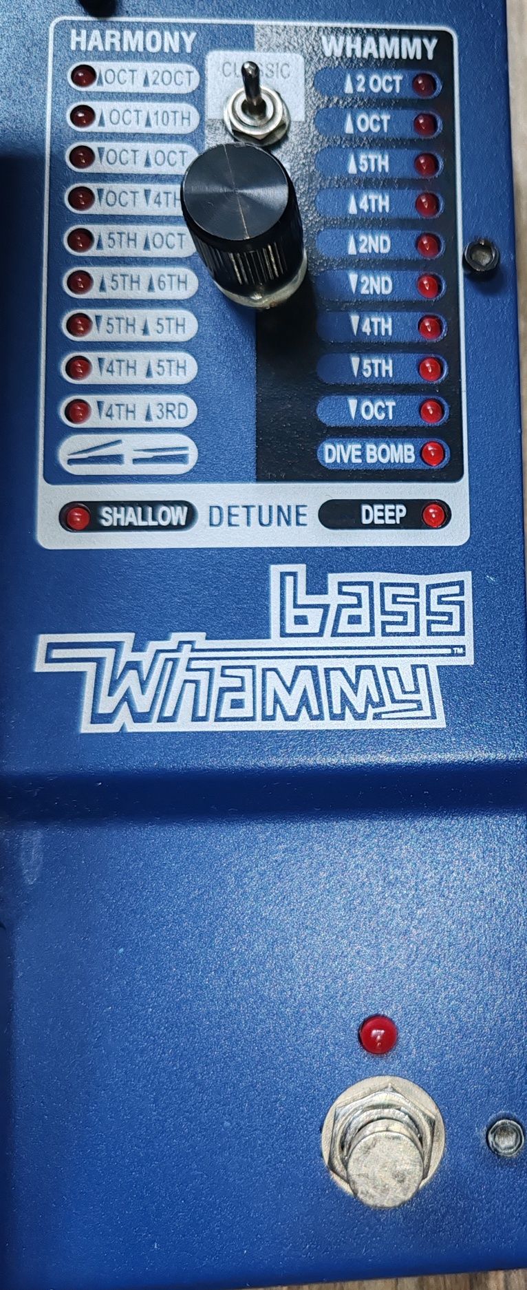 Pedală pentru chitară BASS, WHAMMY