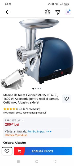 Robot tocat carne și Multicooker.