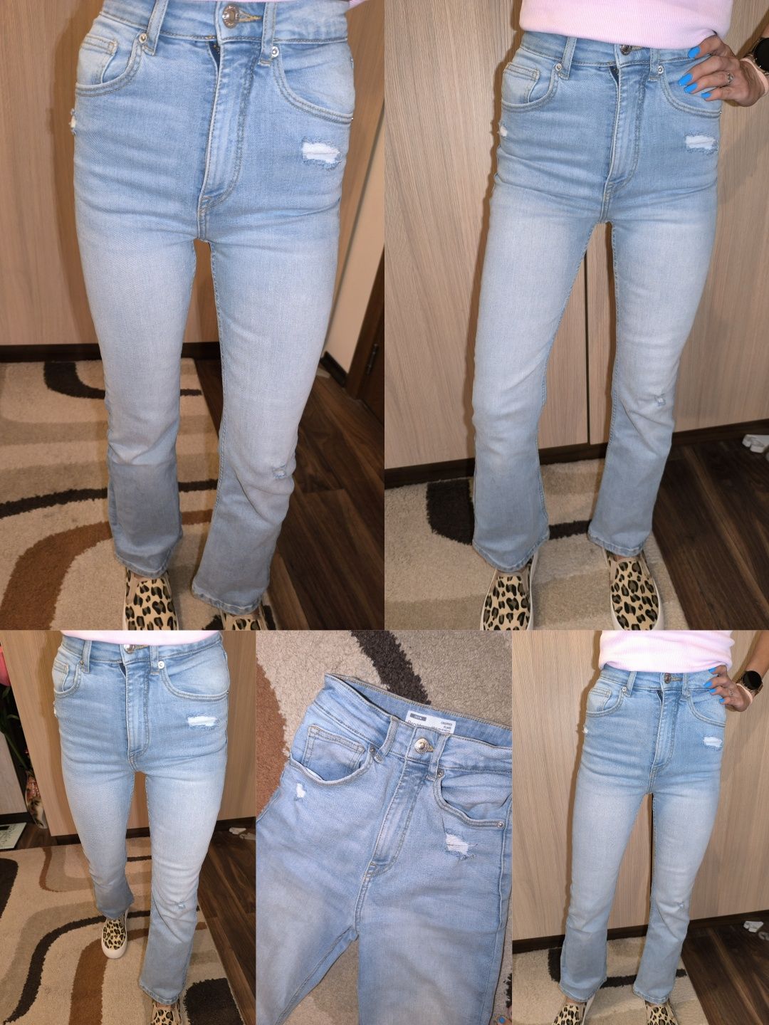 Дънки ХС размер Zara, Bershka ,Molly