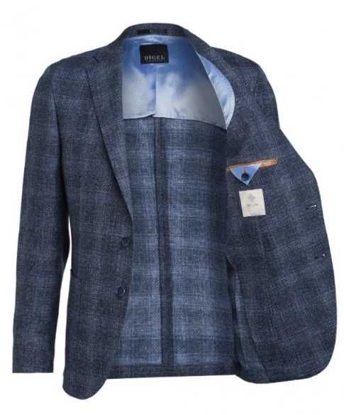 Sacou blazer 48 M slim de lux DIGEL in destructurat respirabil