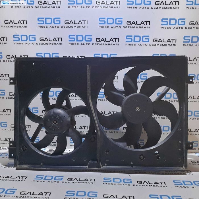 Electroventilator Ventilator Racire Radiator Motor Apa Cilma AC Seat Leon 1.8 T AGN APG AUQ ARY BFQ 1999 - 2006 Cod 1J0121205B 1J0121207M [MA0336]