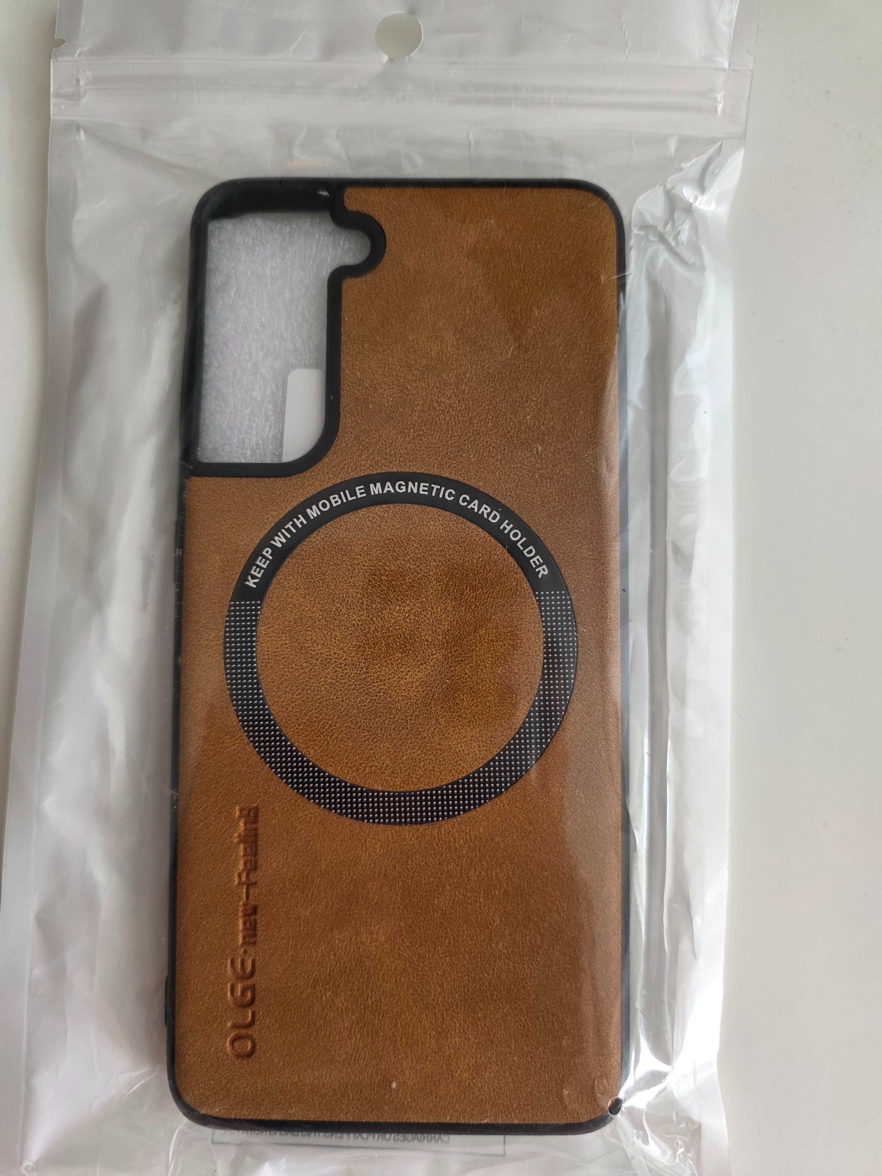Samsung s21 leather case кожен калъф за телефон