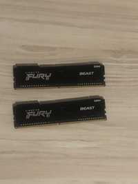 Оперативна памет Kingston Fury 8GBx2, DDR4, 3200MHz