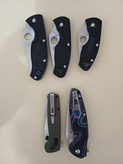 Bricege SOG,Spyderco si Ruike