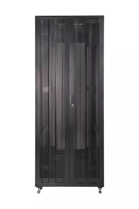 Шкаф напольный 47U 800/1000/2222 перфорированная дверь двойная