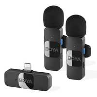 BOYA Boya BY-V2 2.4GHz Sistem Wireless Lavaliera Dubla IOS