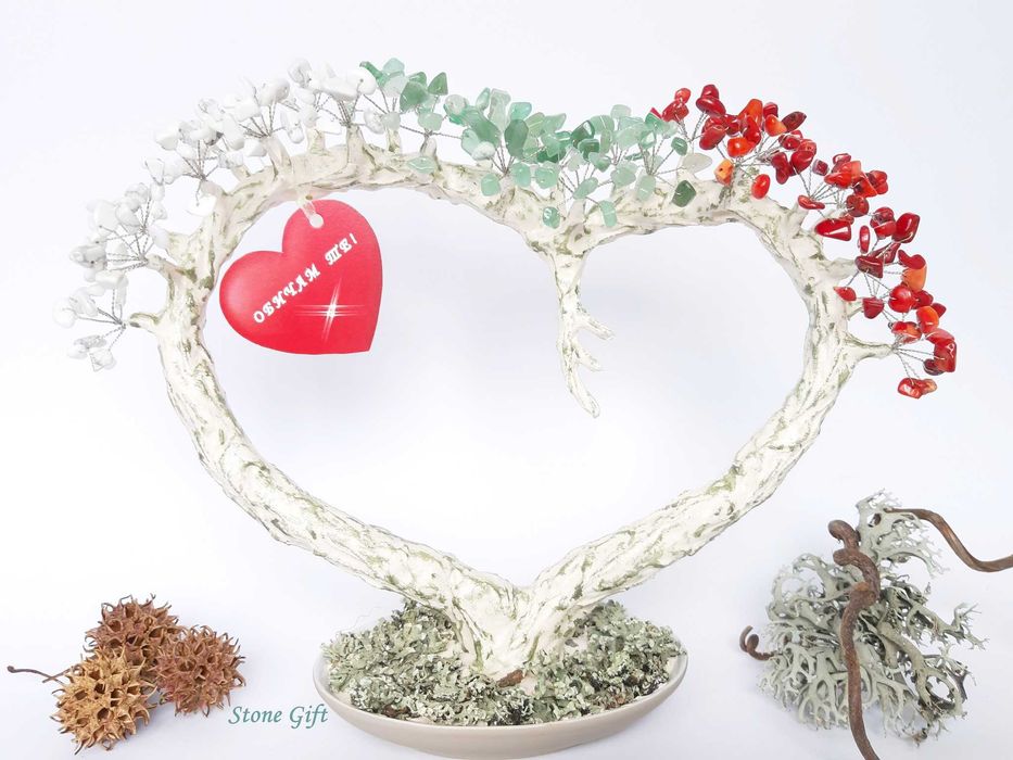 Дръвче Полускъпоценни Камъни, Подарък Коледа, Подарък Нова Година