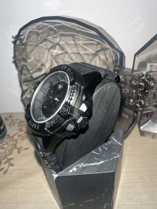 Часавник Philipp Plein THE SKULL ALL BLACK