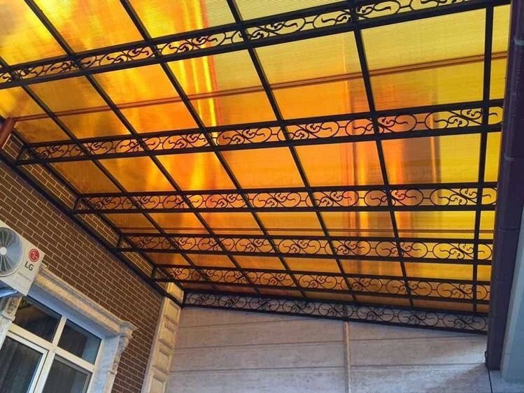 Сотовый поликарбонат лексан  производство Казахстан 10 лет гарантия