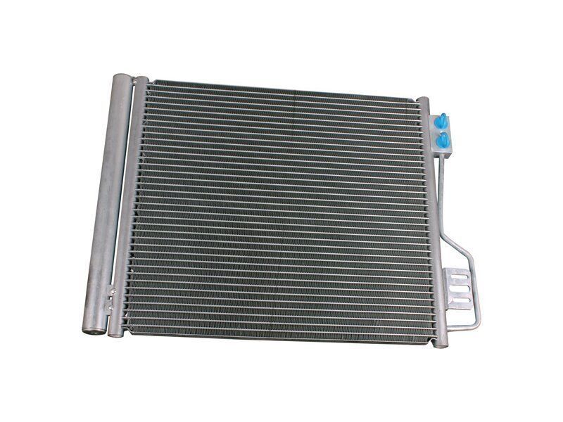 Condensator climatizare Smart Fortwo Brabus; ForTwo CabRio (W451), 01.2008-2014, motor 1.0 T, 72 kw benzina, cutie automata, , full aluminiu brazat, 450(415)x385x12 mm, cu uscator si filtru integrat