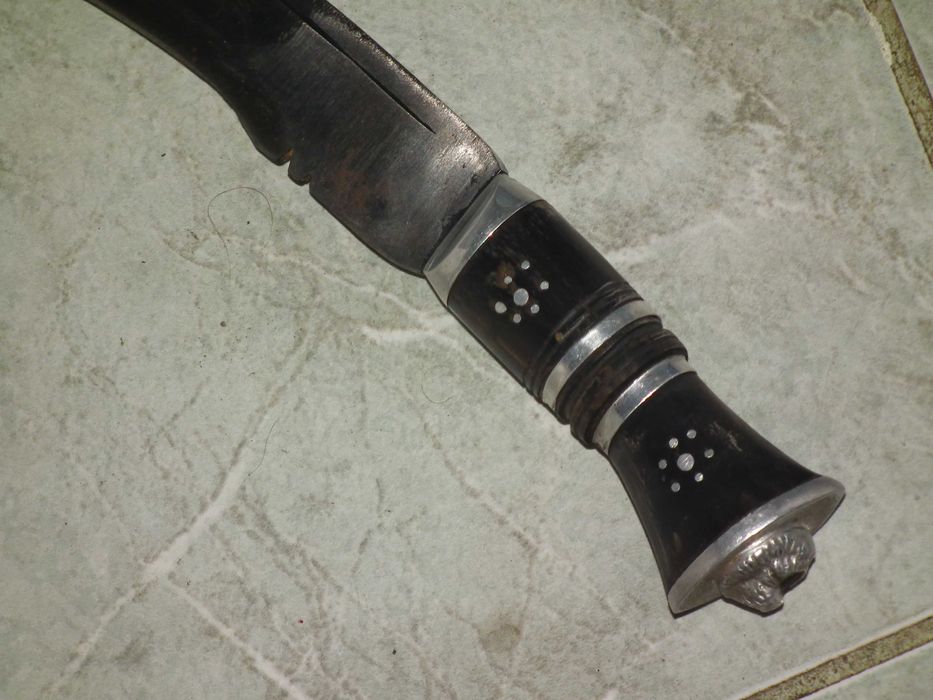 Cutit maceta vechi Kukri cutit Gurkha fárá teacá nr.2