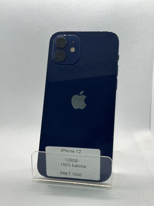 Magazin Vindem: Iphone 12, 128GB, 100% bateria