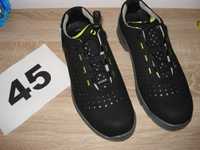 pantofi uvex S1 45 negru/verde noi