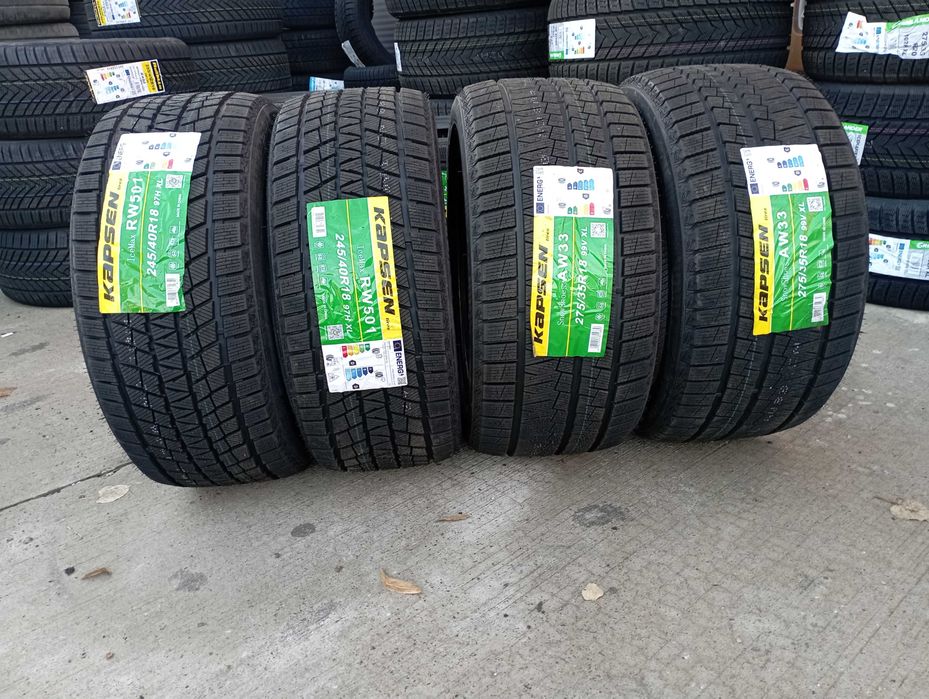 Set Anvelope 275/35/18 Cu 245/40/18 Kapsen Noi De Iarna