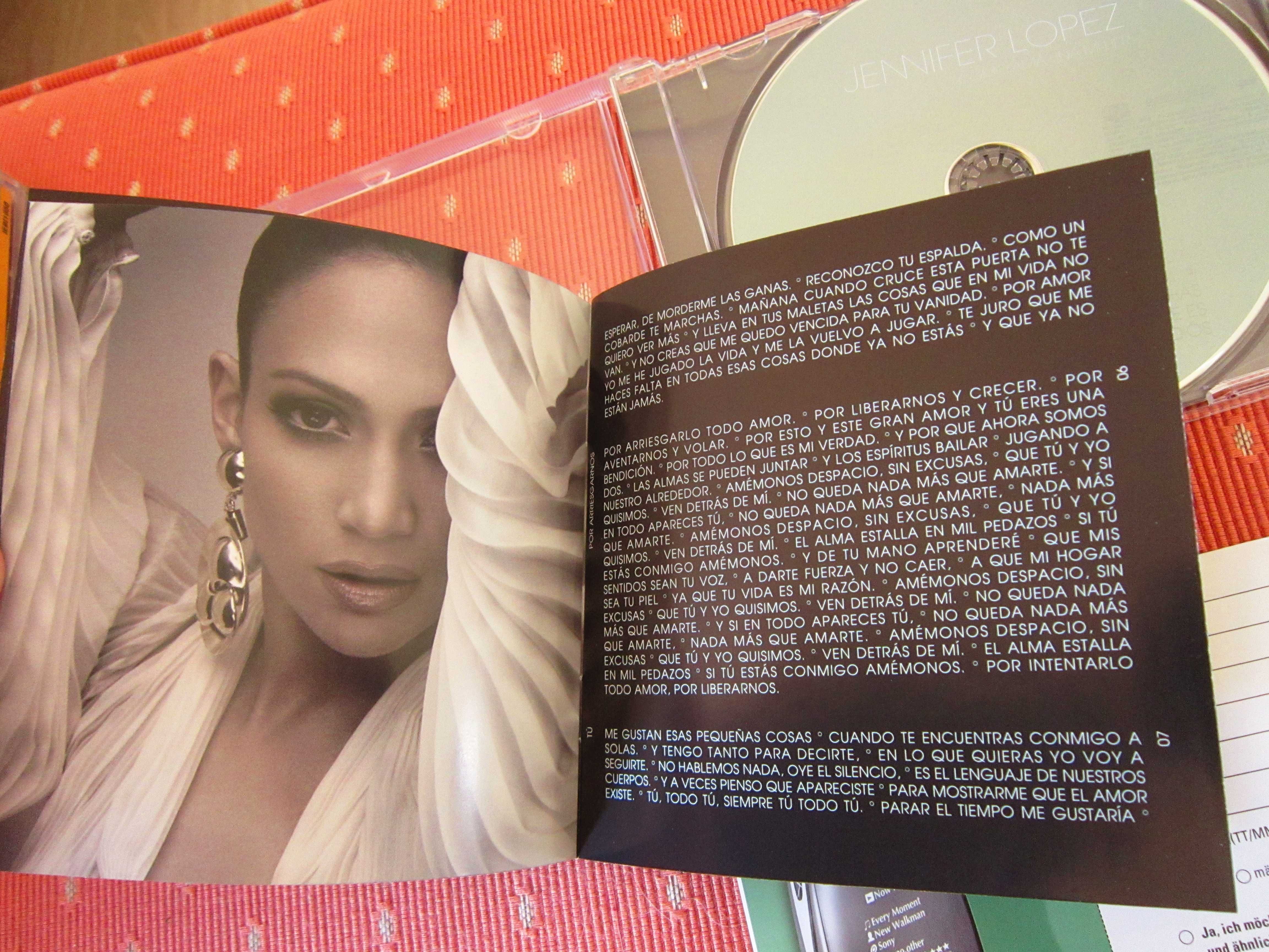 cd Jennifer Lopez -Como Ama Una Mujer, primul album lb.spaniola,Franta