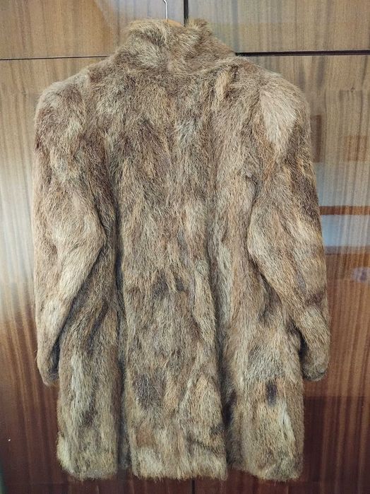 Дамско кожено палто