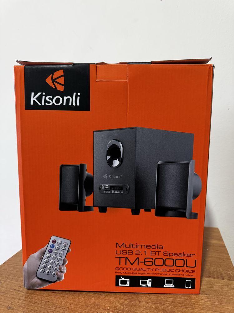 Kisonli TM-6000U Multimedia USB 2.1 BT Speaker