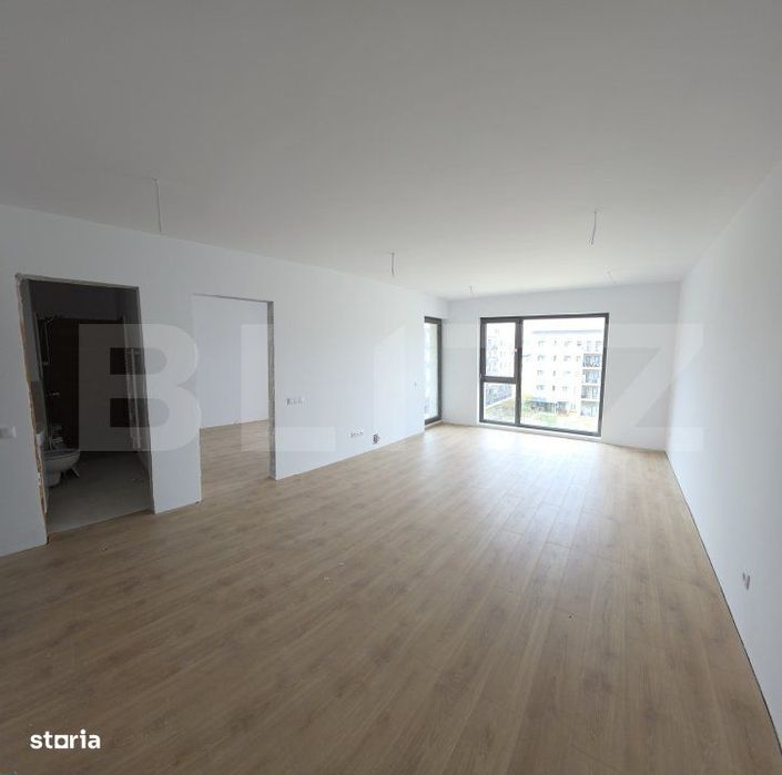 Apartament de 2 camere, Calea Moldovei, Bloc nou, parter