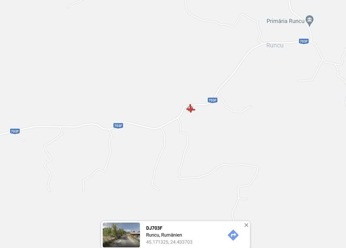 TEREN INTRAVILAN 6000m2 + CABANA in Com. Runcu, Jud. Valcea