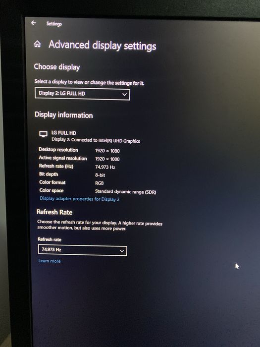Monitor LED LG Gaming 22MK430H 21.5 inch 75 hz 5 ms
