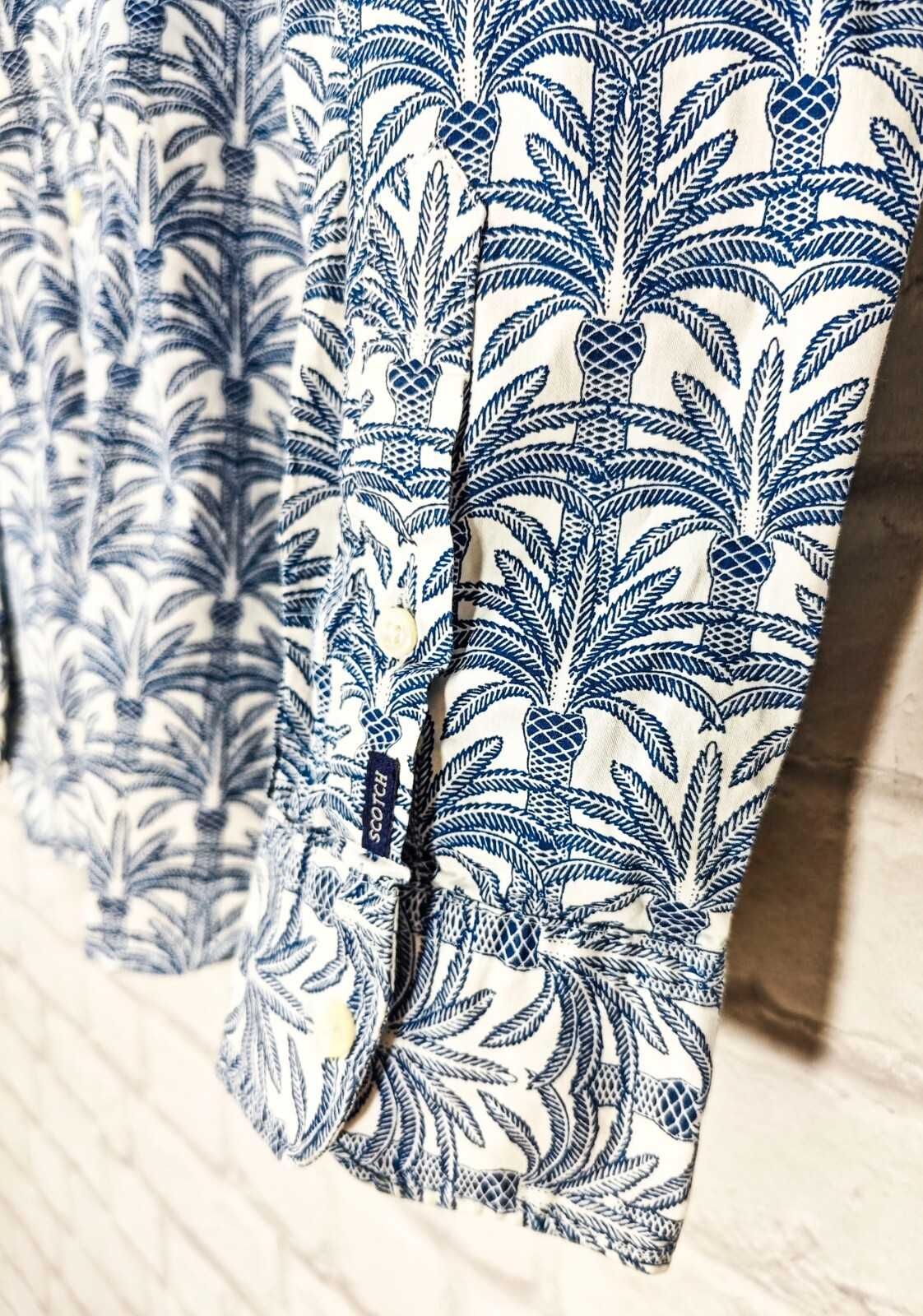 Scotch Soda Palm Оригинална мъжка риза с дълъг ръкав размер L