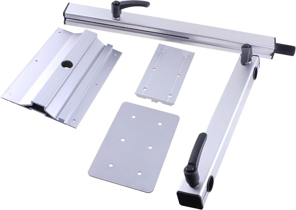 Picior masa din aluminiu, pliabil,rotativ, detasabil pentru rulota