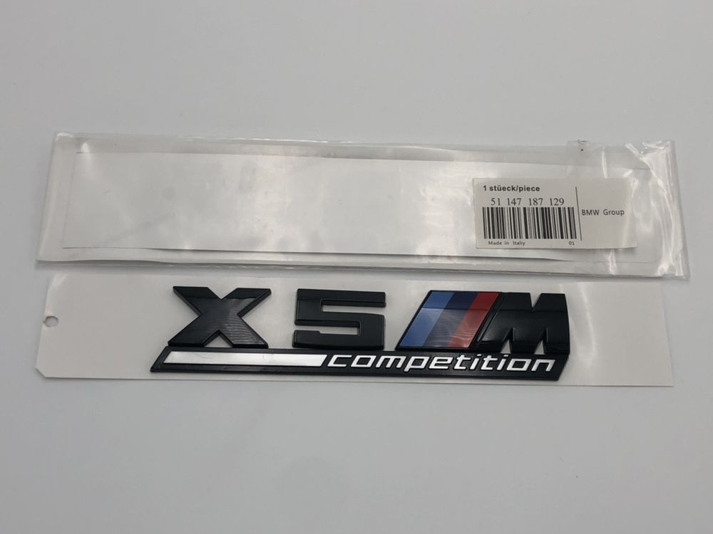 Emblema BMW X5M Competition