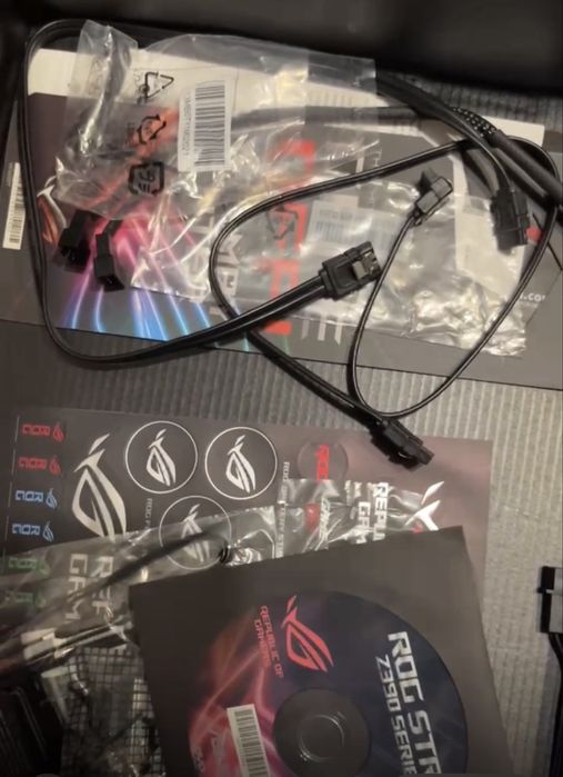 Placa de baza asus rog,intel i5 9600k