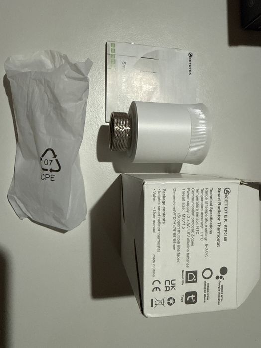 Termostat Radiator Valva Smart Wifi ZigbeeTuya,control aplicație Alexa