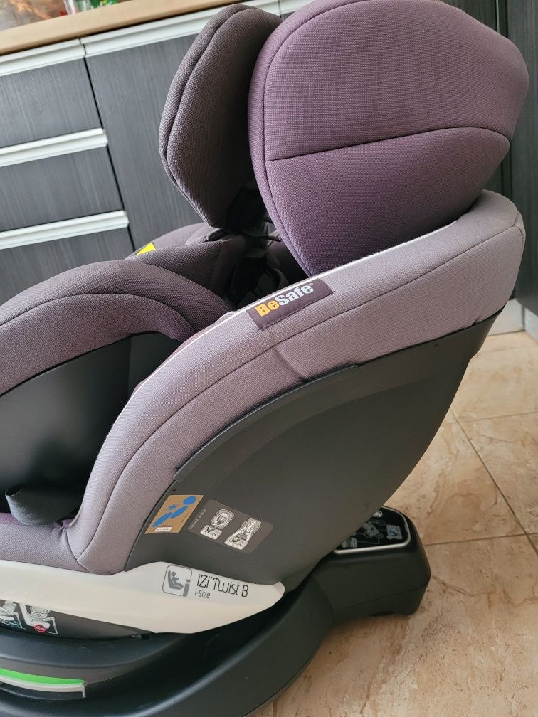Scaun auto pentru copii BeSafe iZi Turn i-Size, rotativ