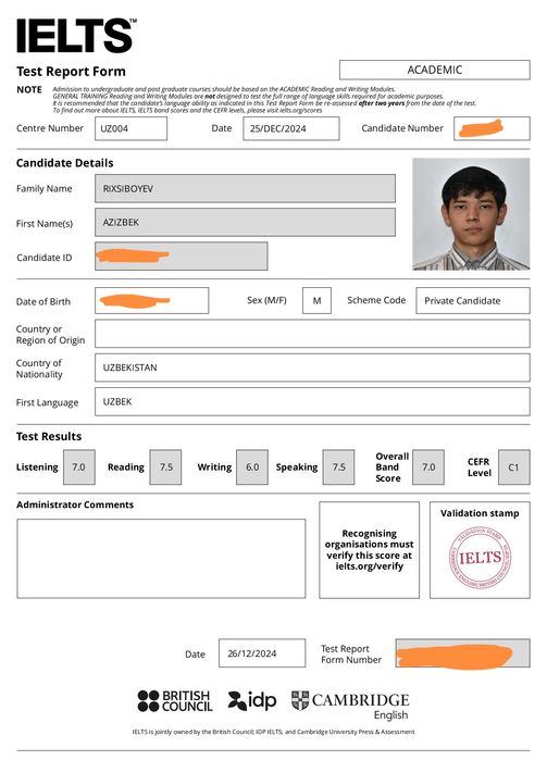 IELTS, SAT repetitor