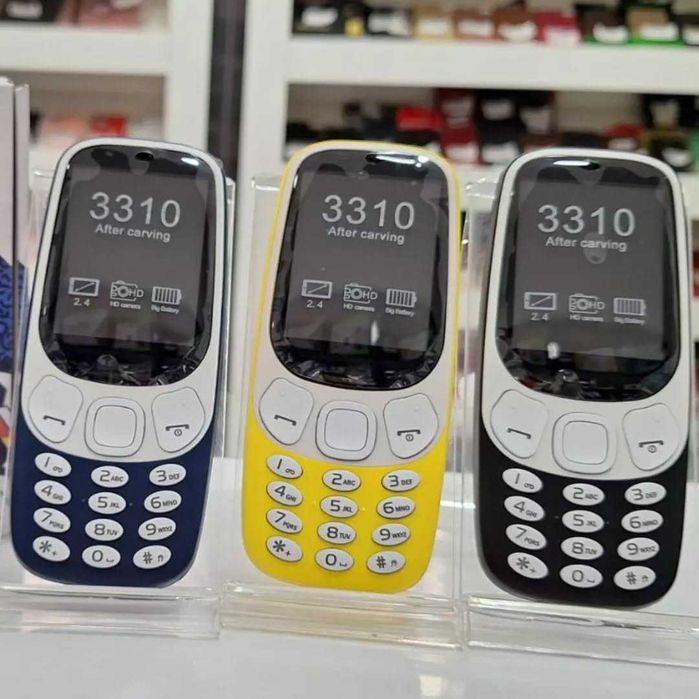 Мобилен Телефон 3310 с 2 сим карти , DUAL SIM, Батерията издържа 5 дни