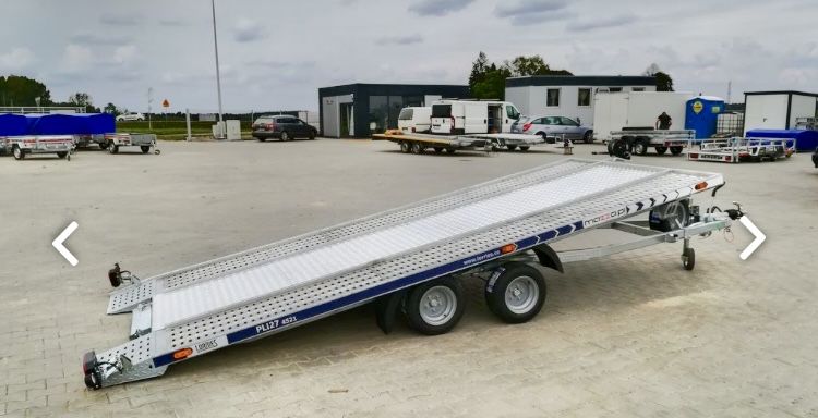 Platforma • remorca • basculabila • 2 axe • slep