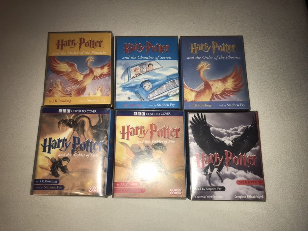 Harry Potter casete audio