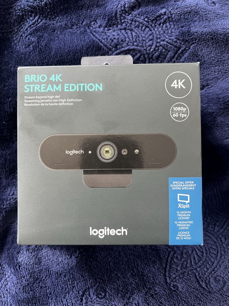 logitech brio 4k stream edition+ ПРЕМИУМ-ЛИЦЕНЗИЯ XSPLIT НА 12 МЕСЯЦЕВ