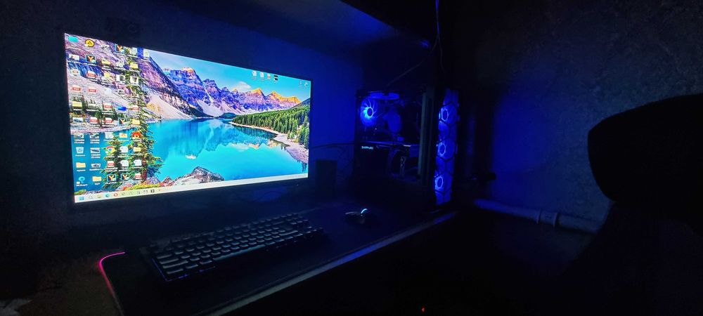 комп 2025 года !!! 6 ядерник + 27d монитор видео Rx 580 4gb