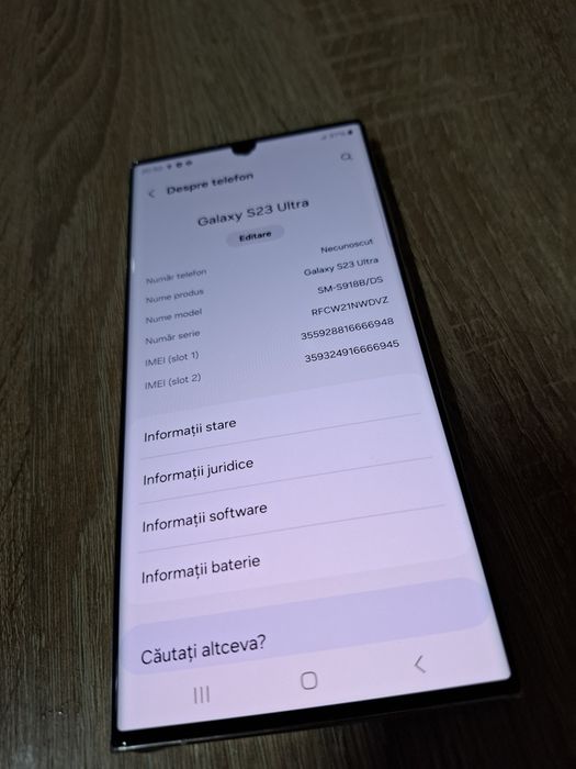 Samsung galaxi S23 Ultra 256/8 GB ram