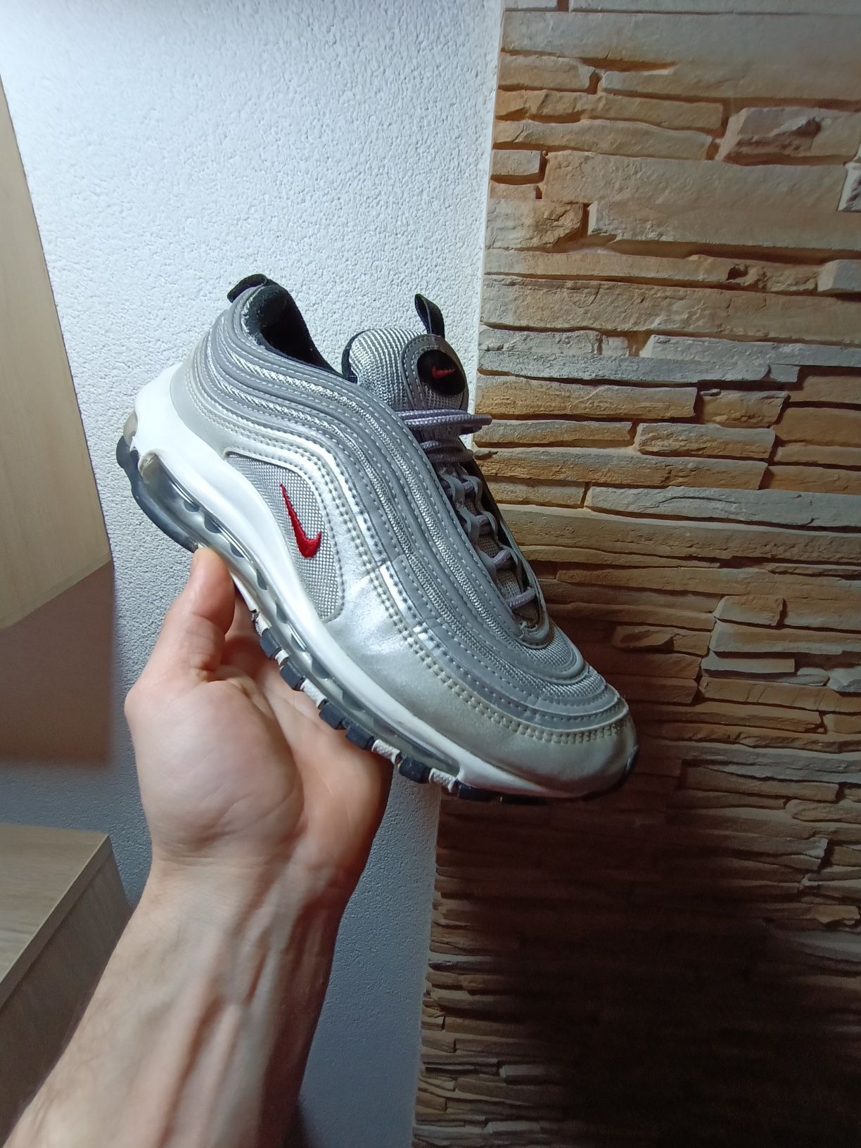 Vând adidași Nike Air Max 97 silver bullet