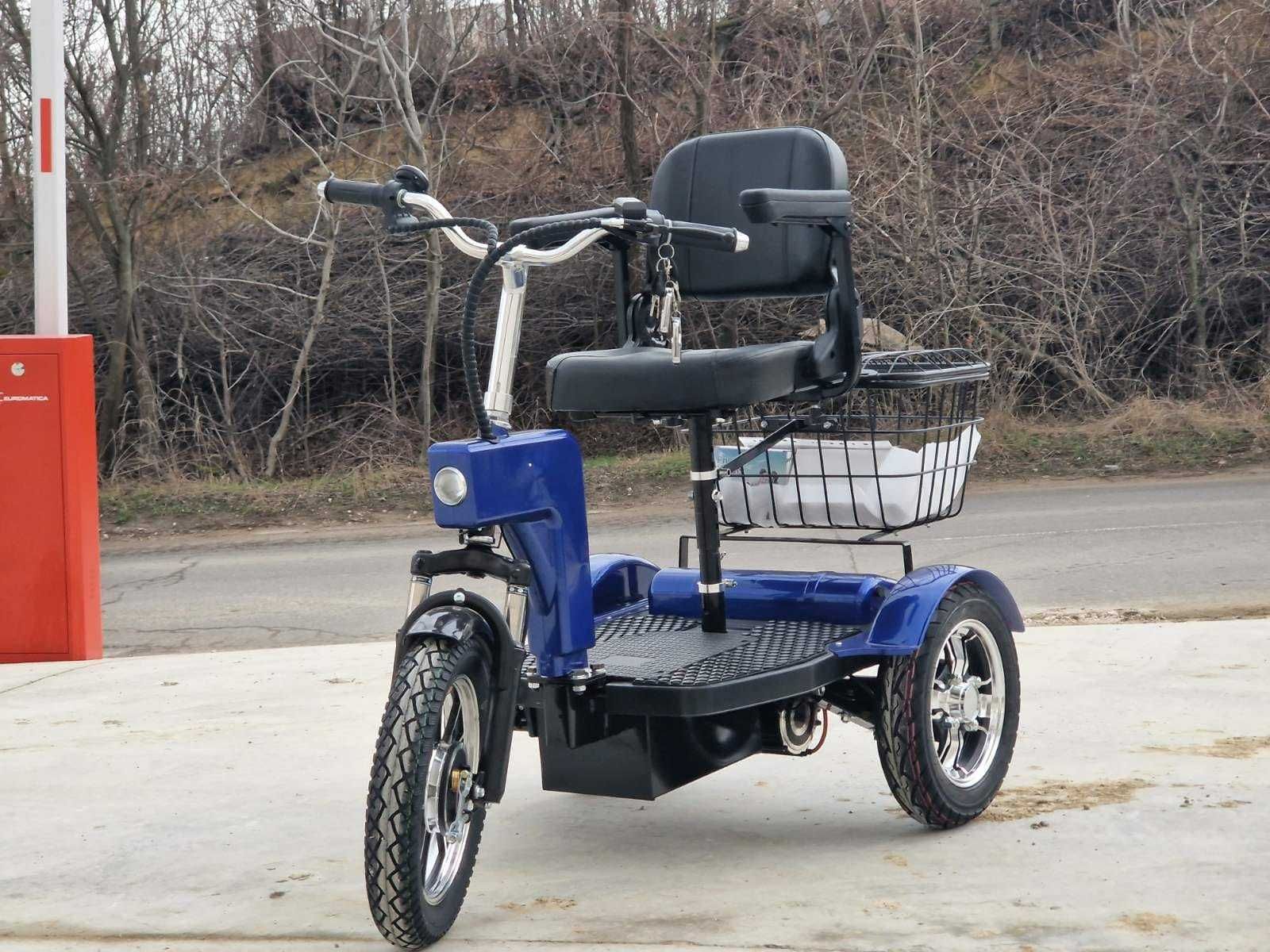 Tricicleta electrica adulti! Garantie, livrare acasa -39% FARA PERMIS