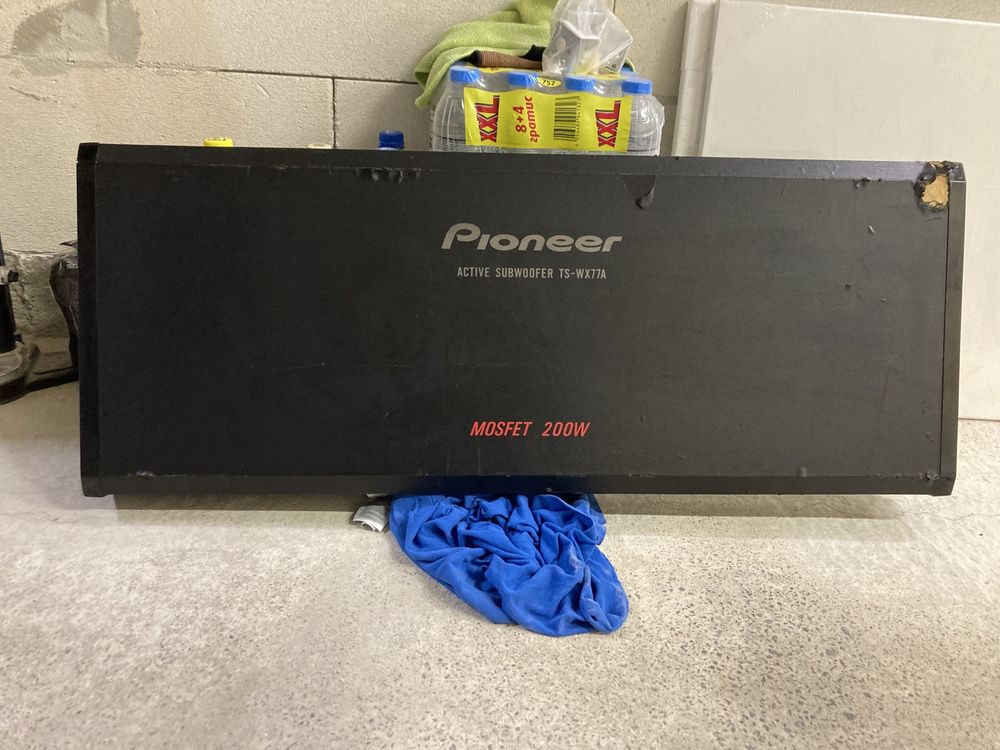 Активен суббуфер Pioneer TS WX77A 2x100вата