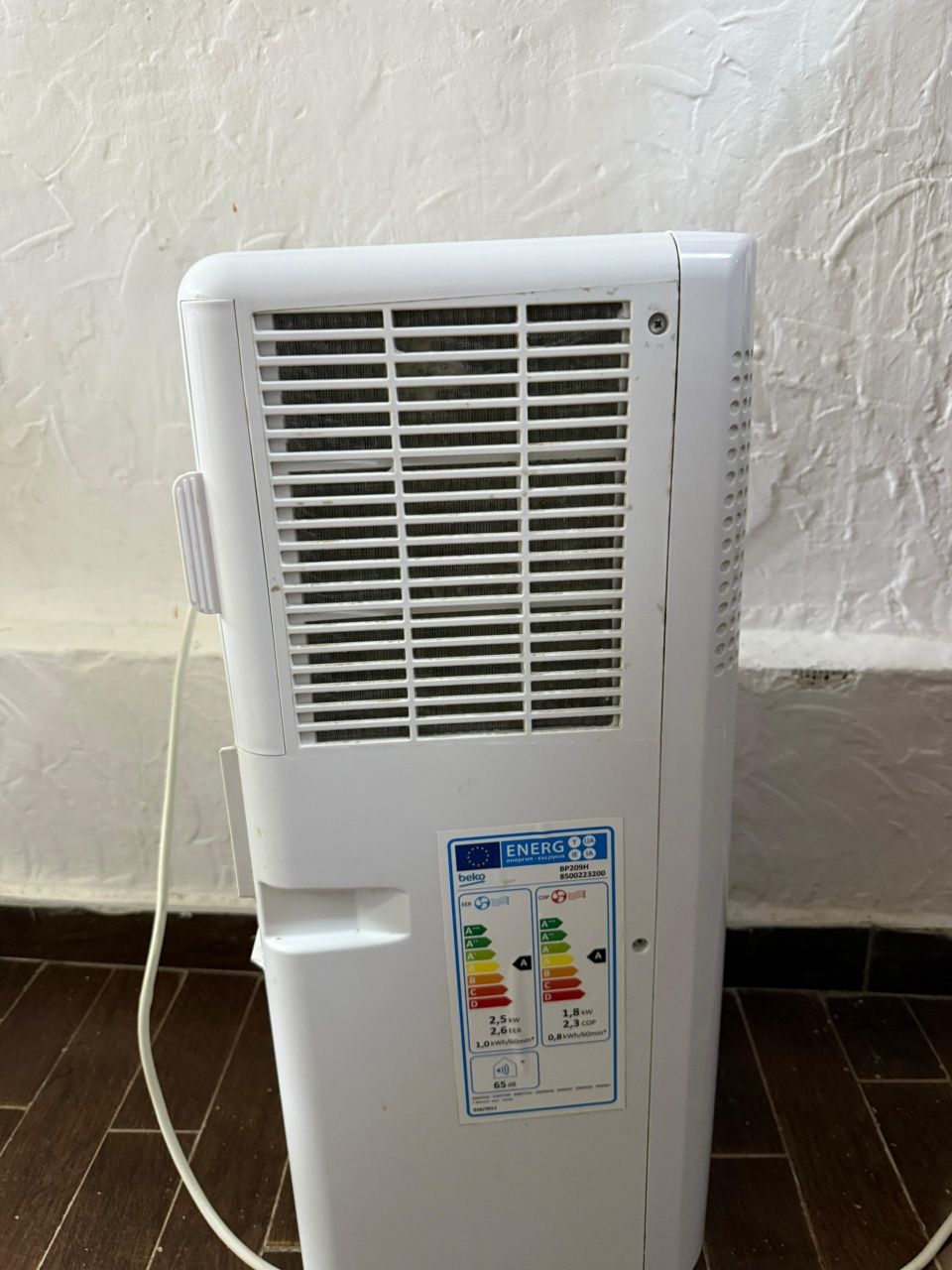 Aer conditionat portabil BEKO BP209H, 9000 BTU, A/A. Funcție incalzire