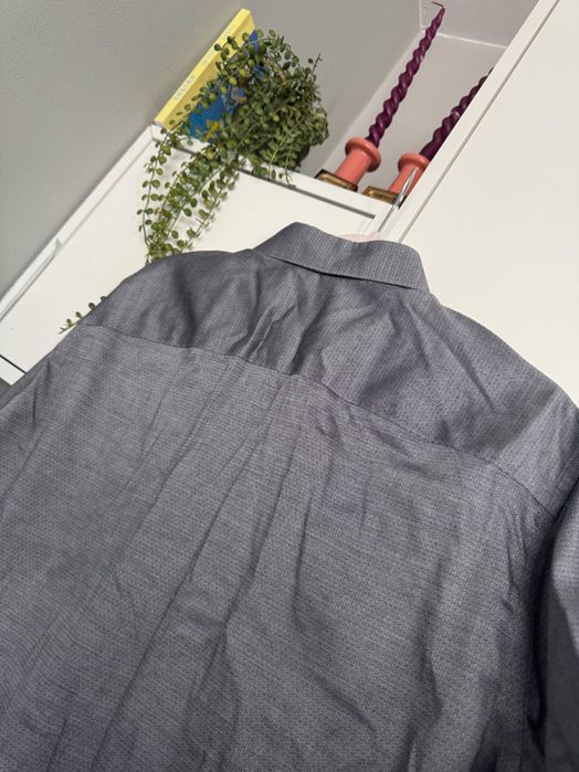 Мъжка риза Calvin klein в сиво