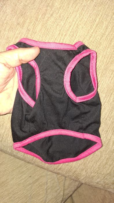 Hăinuțe, ham, zgardă pentru cățel talie mică.