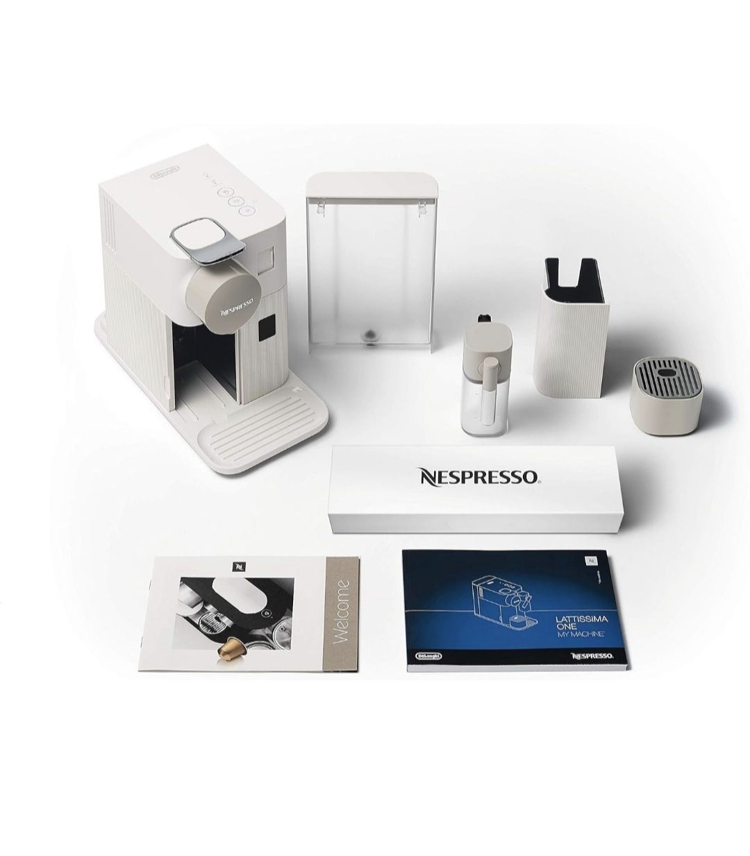 Кафемашина Nespresso Lattissima One EN 500.W, 19 bar, 1400 W