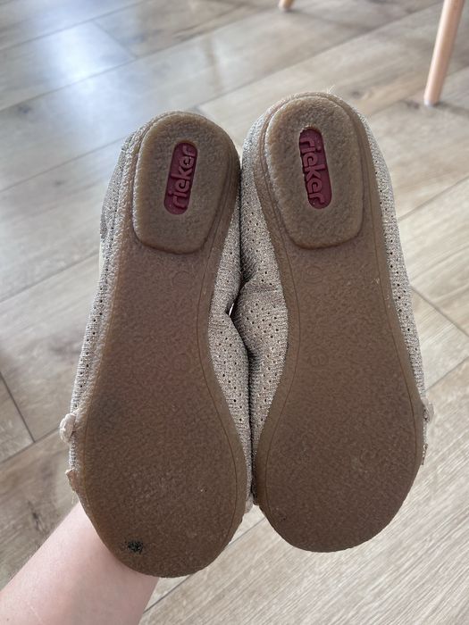 Balerini rieker bej-auriu